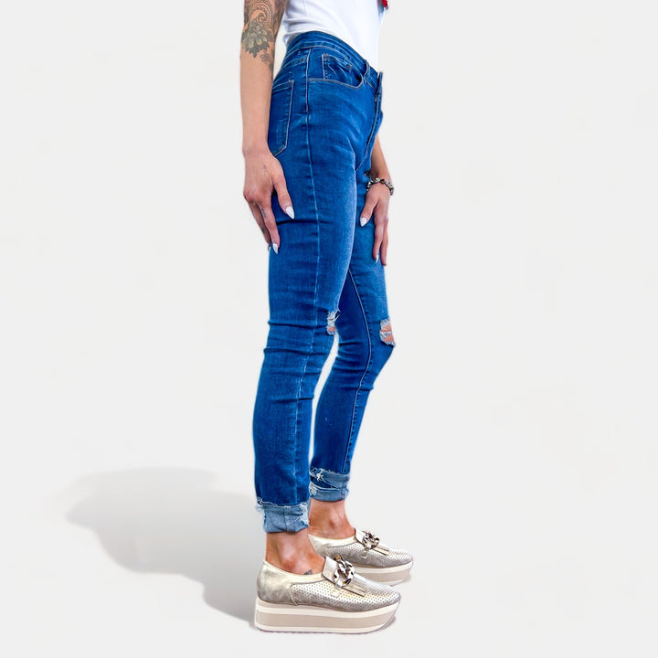 GP1003 Distressed Skinny Jeans [NO RETURNS]