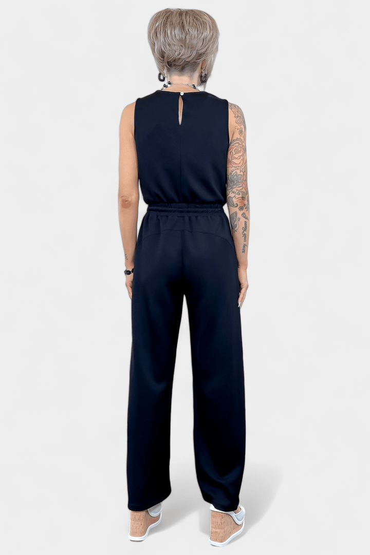 Black Jumpsuit with Pockets