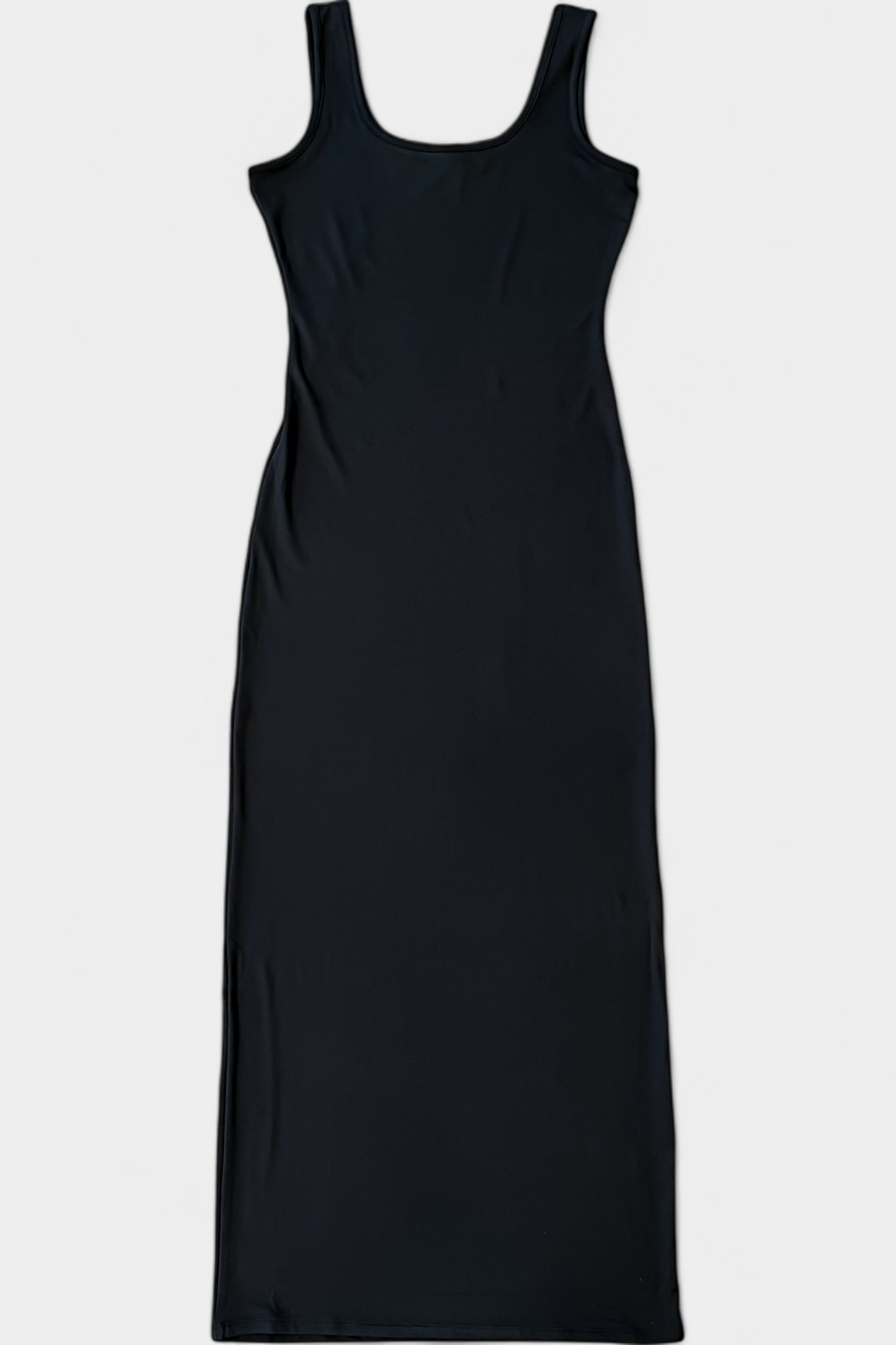 Black Seamless Maxi Dress