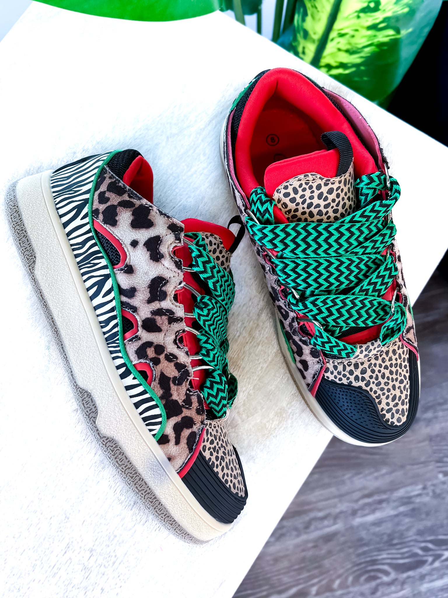 Wacky Sneakers | Leopard