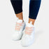 White & Pink Ritomi Sneakers