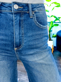 High Rise Wide Leg Jeans - The ZigZag Stripe