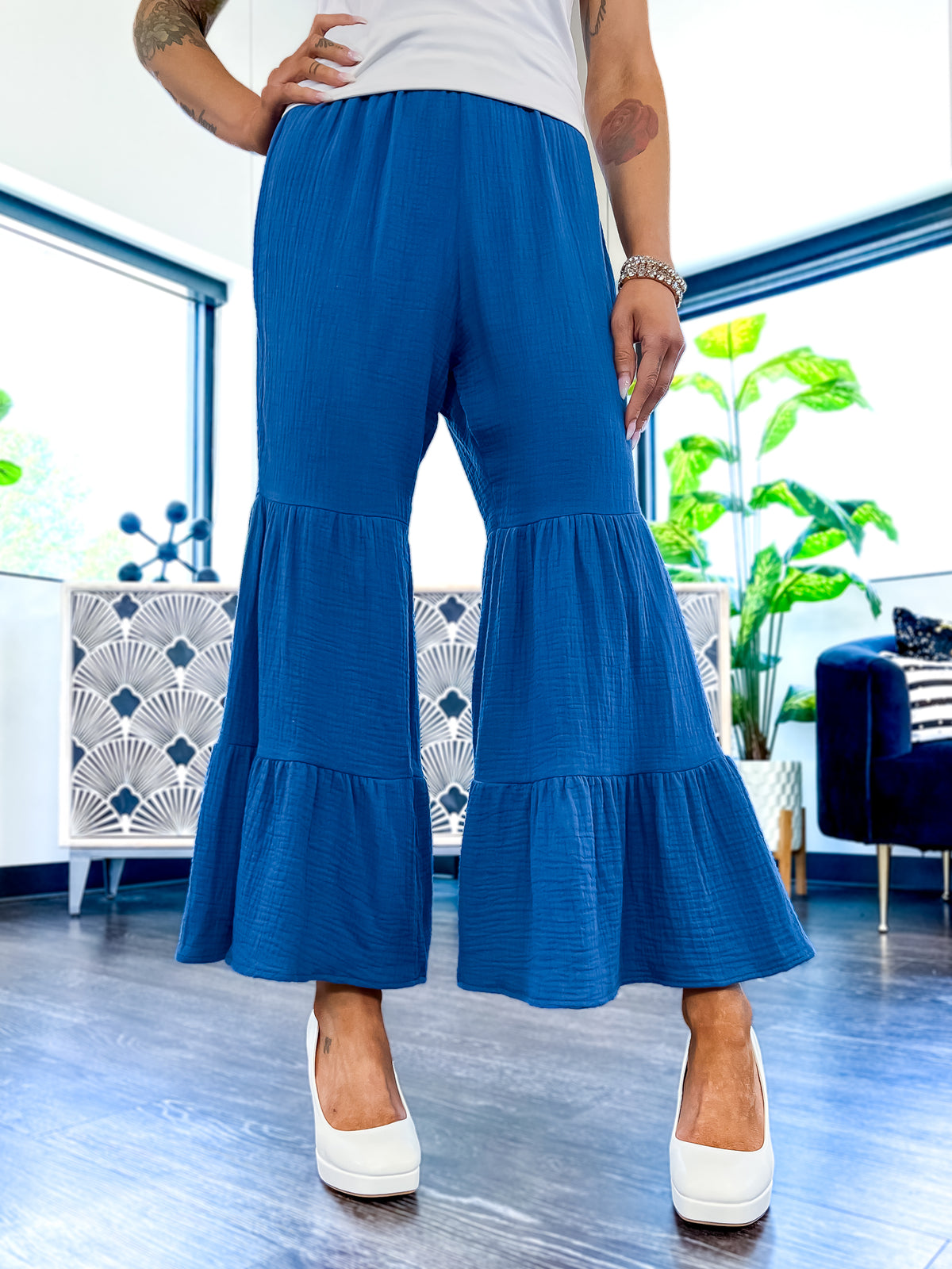 Stellar Style Pants | Blue - The ZigZag Stripe