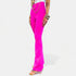 Hot Pink High Waisted Flare Pants
