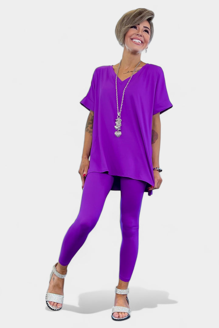 Purple Buttery Loungewear Set