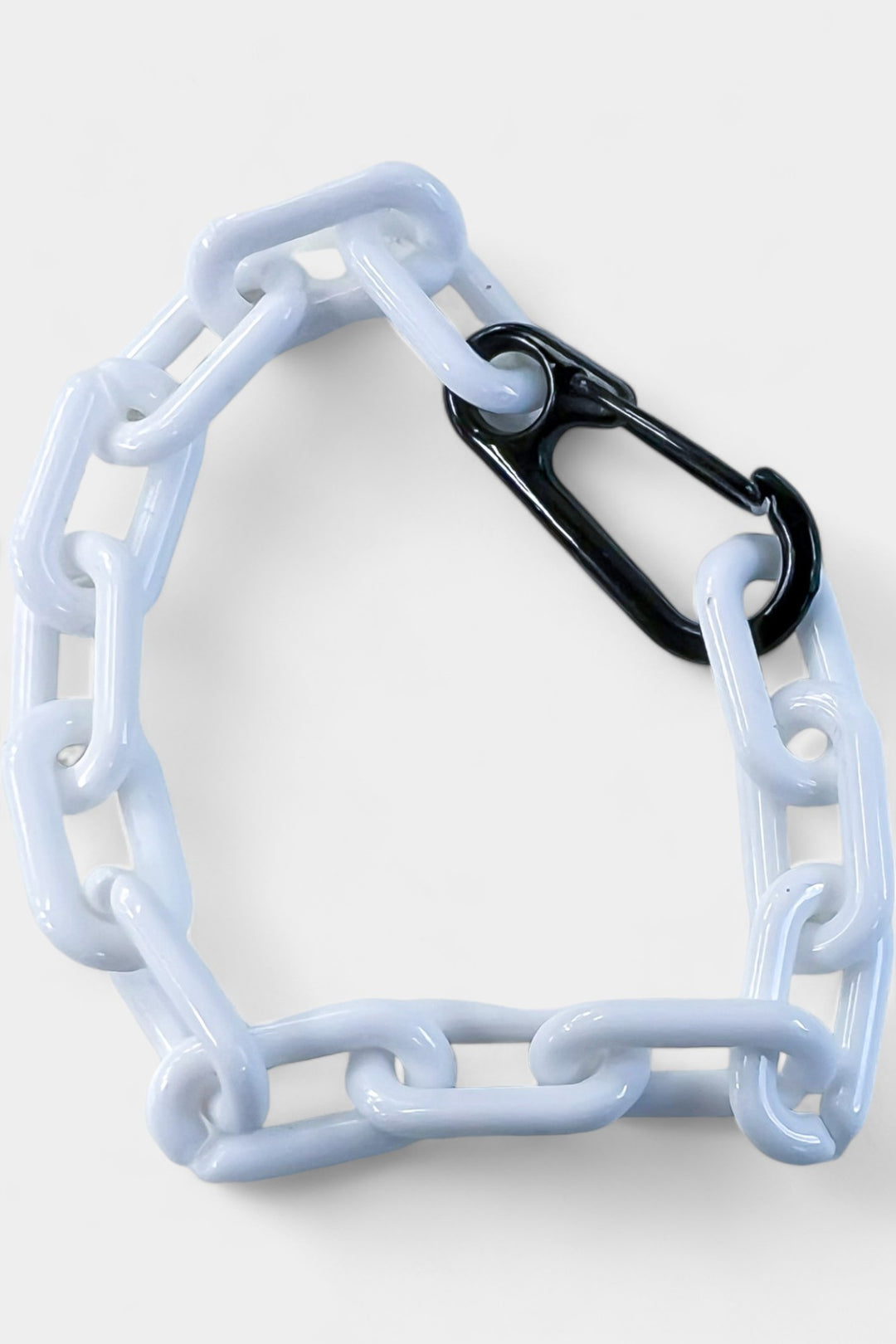 White Resin Link Bracelet