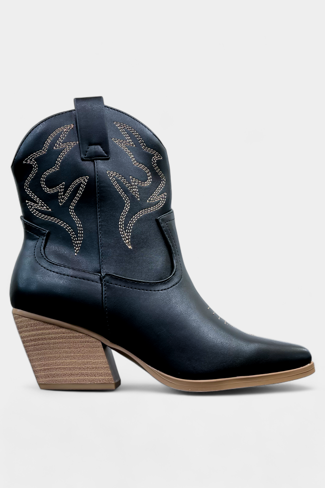 Black Short Cowboy Boots