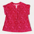 Red Pink Lizzy Short Sleeve Top
