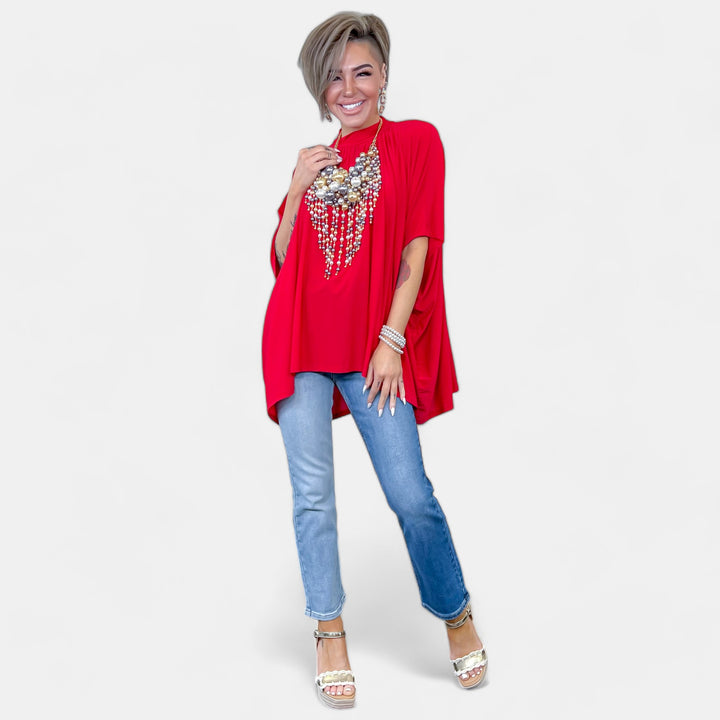 Red City Gal Top
