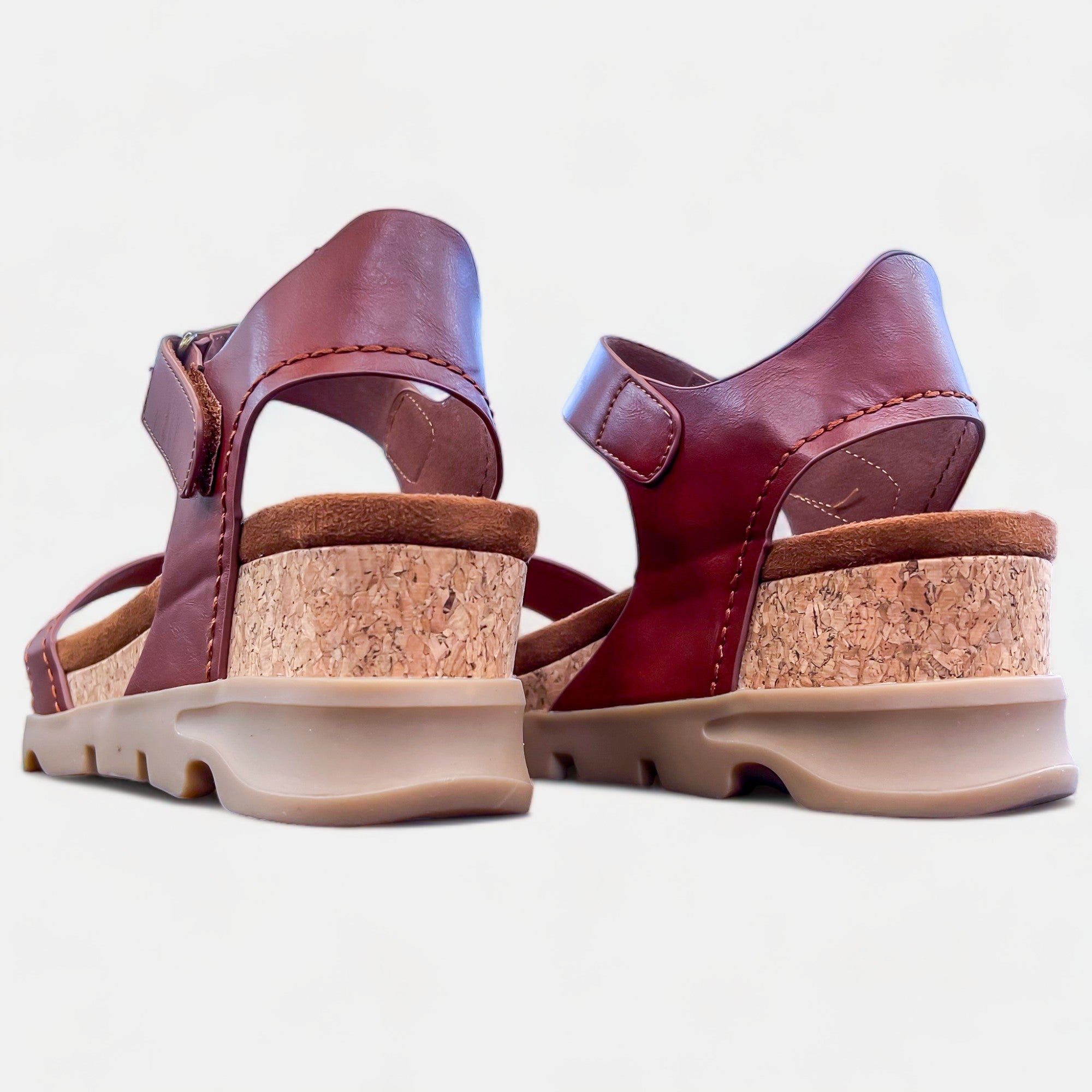 Paaduks Men's Brown SKO Cork Sandals - 6 UK : Amazon.in: Fashion
