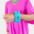 Turquoise Resin Stretch Bracelet