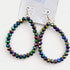 Iridescent Faceted Beaded Earrings