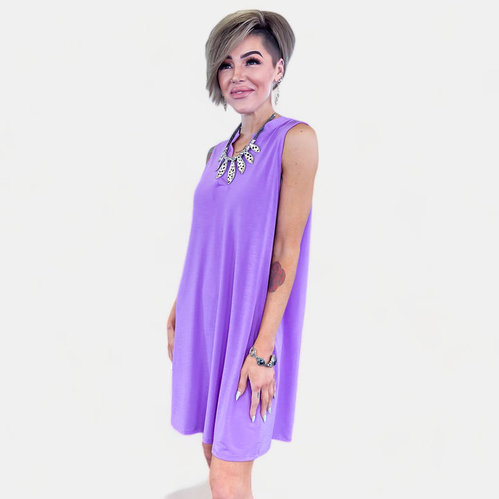 Lavender Lizzy Tank Dress