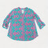 Emerald & Pink Damask Lizzy Top