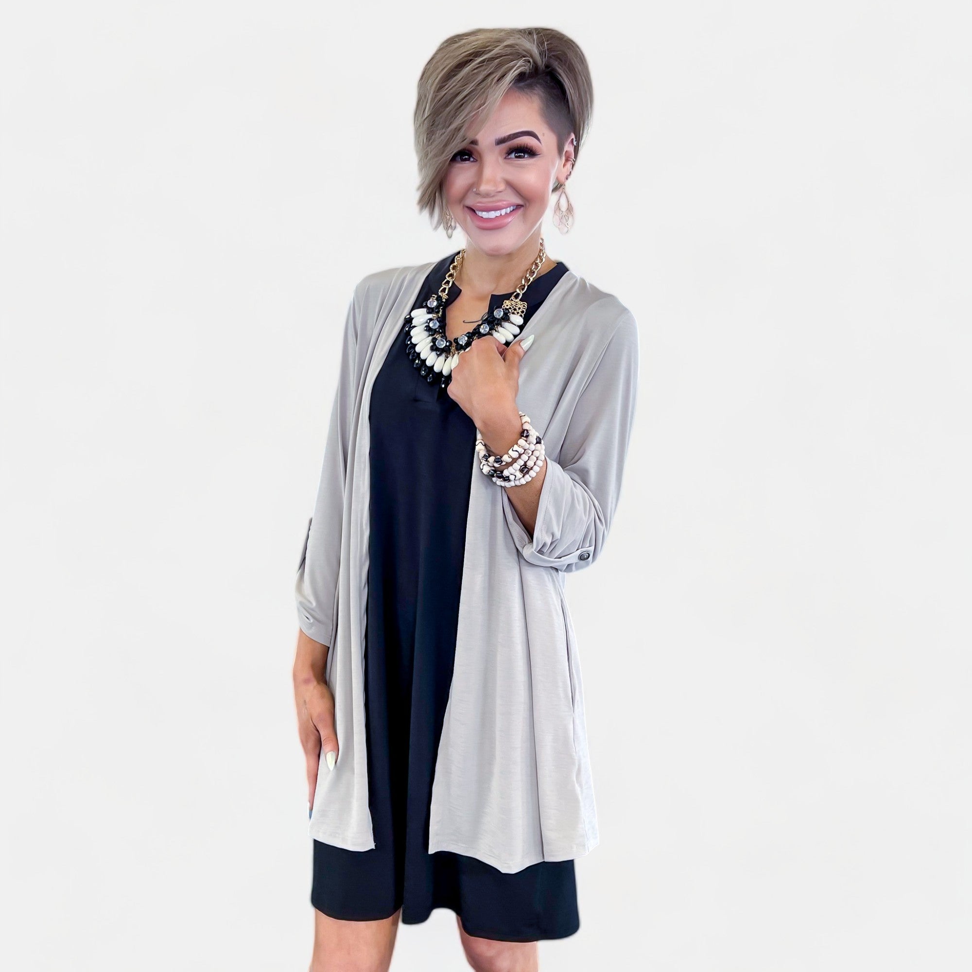 Taupe Lizzy Cardigan