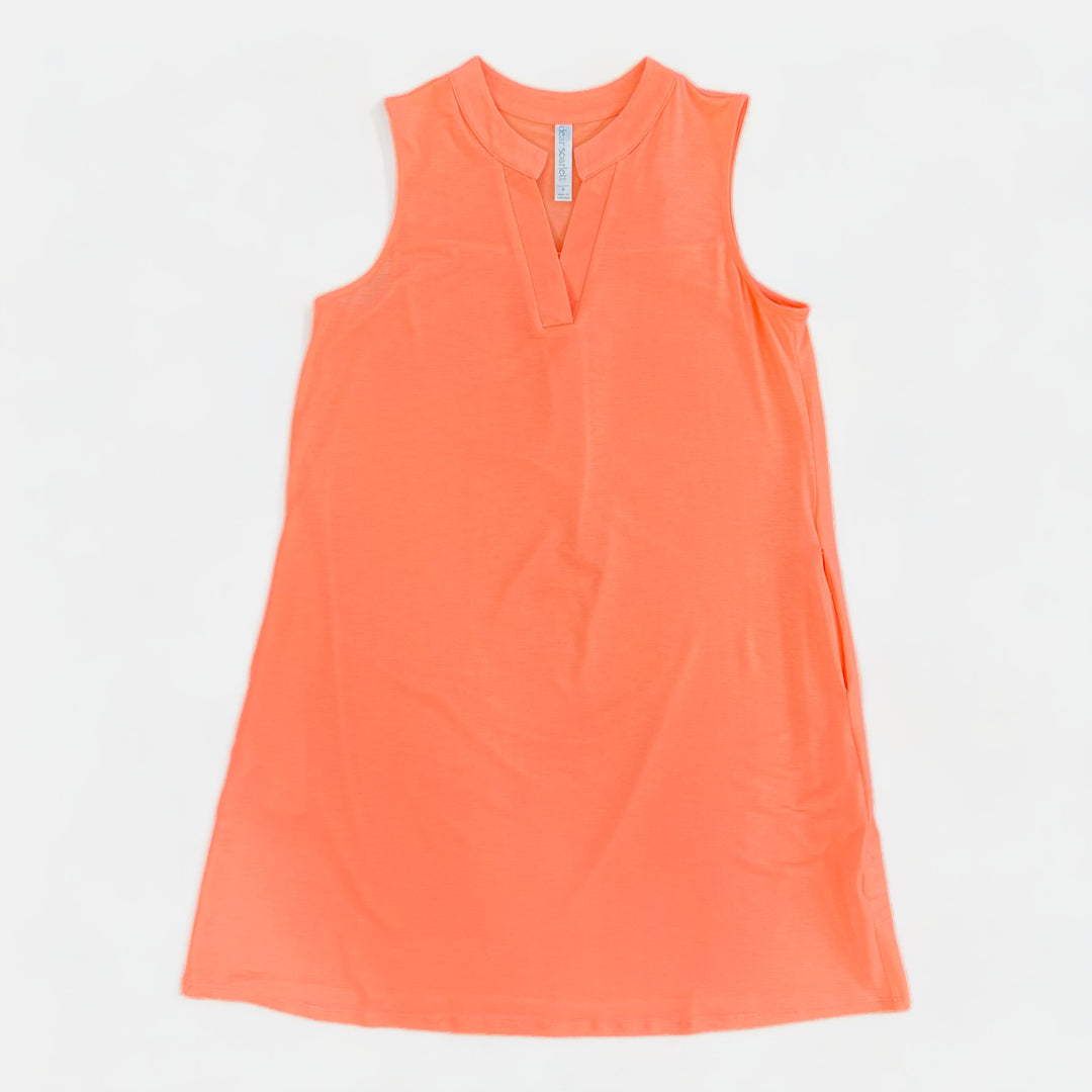 Neon Orange Lizzy Tank Dress