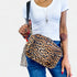 Leopard Faux Leather Crossbody Bag