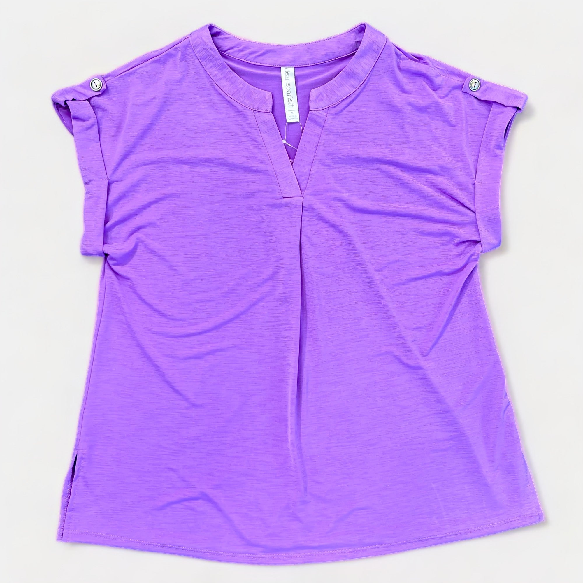 Lavender Lizzy Short Sleeve Top
