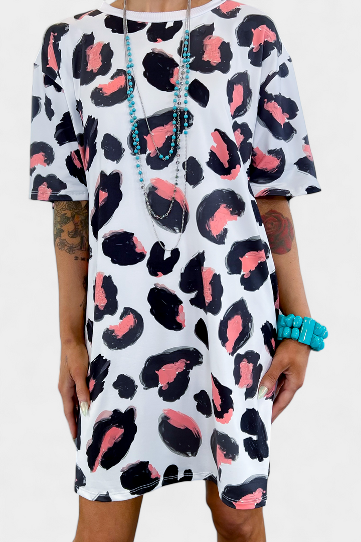 Leopard Jersey Dress