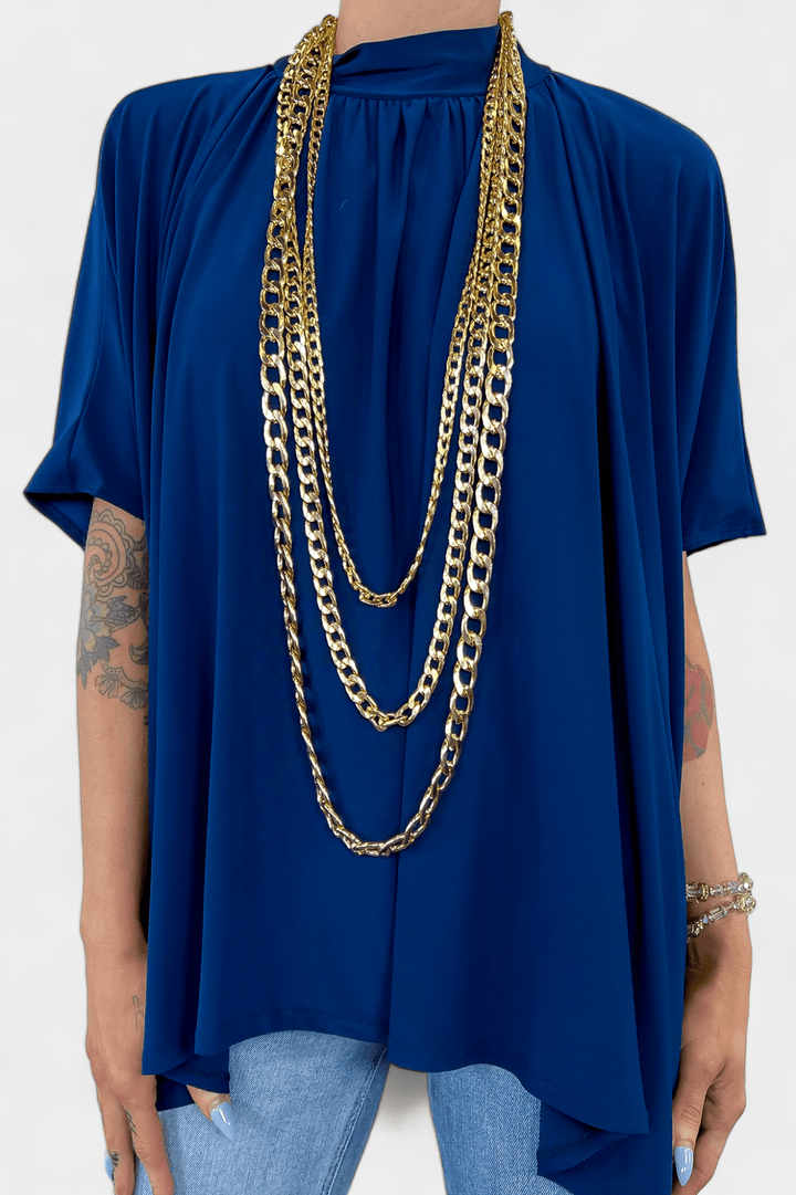 Gold Chunky Chain Long Necklace