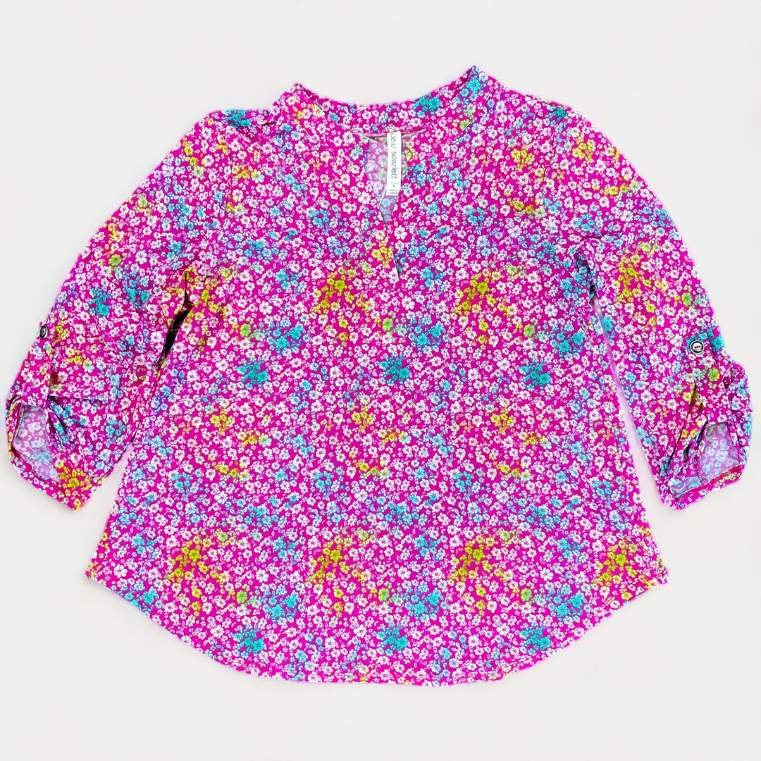 Pink Daisy Lizzy Top