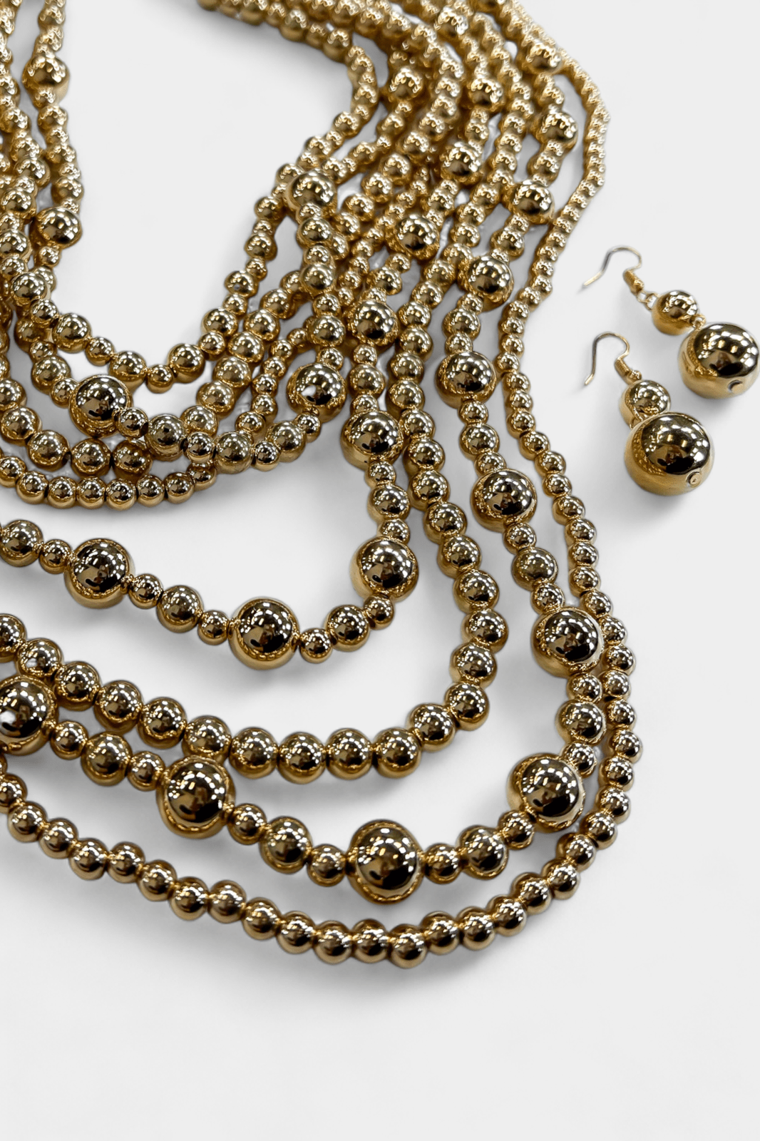 Gold Million Pearls Necklace Set