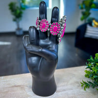 Western Stretch Bracelet | Fuchsia LA Jewelry Plaza