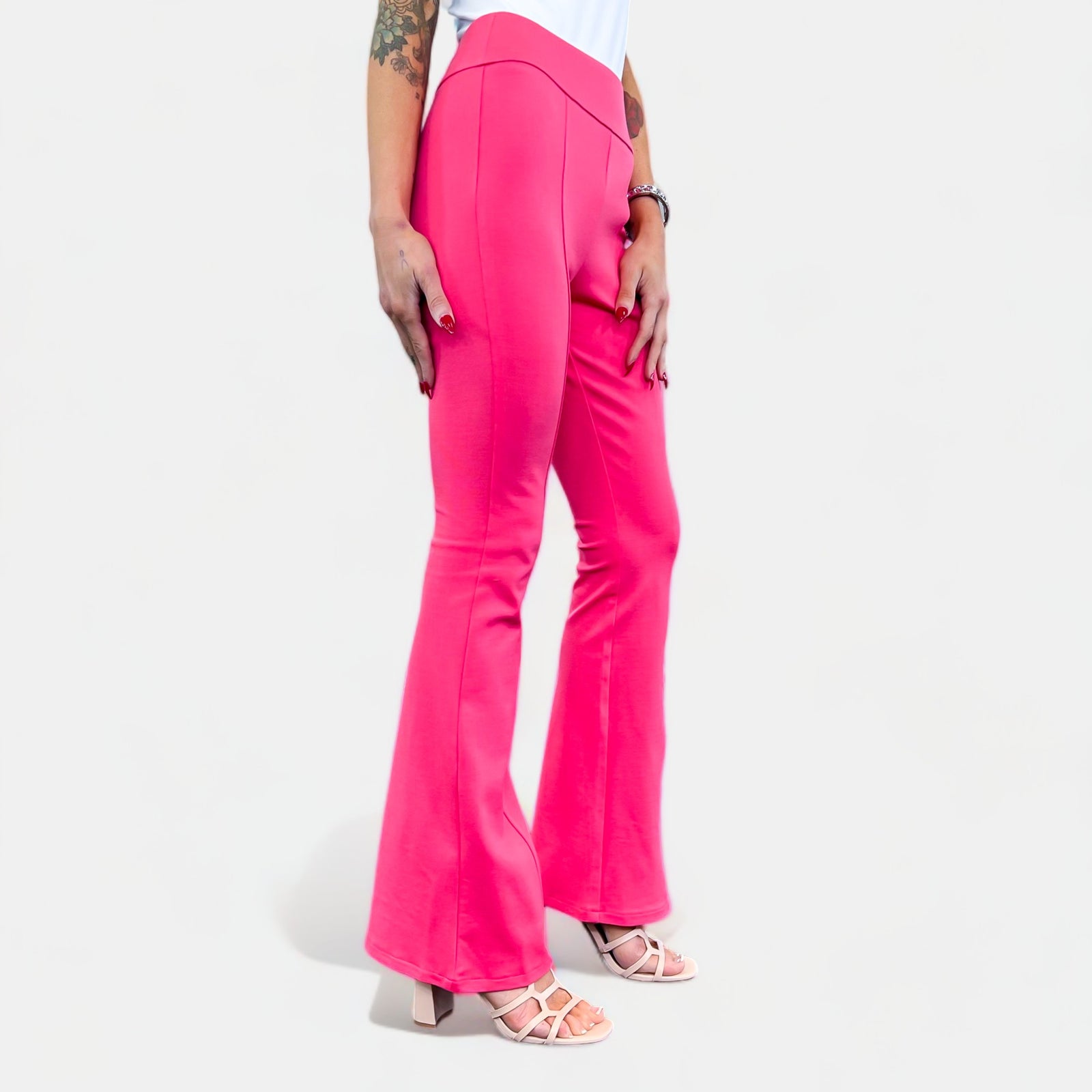 Pink Flare Legging - Shop on Pinterest