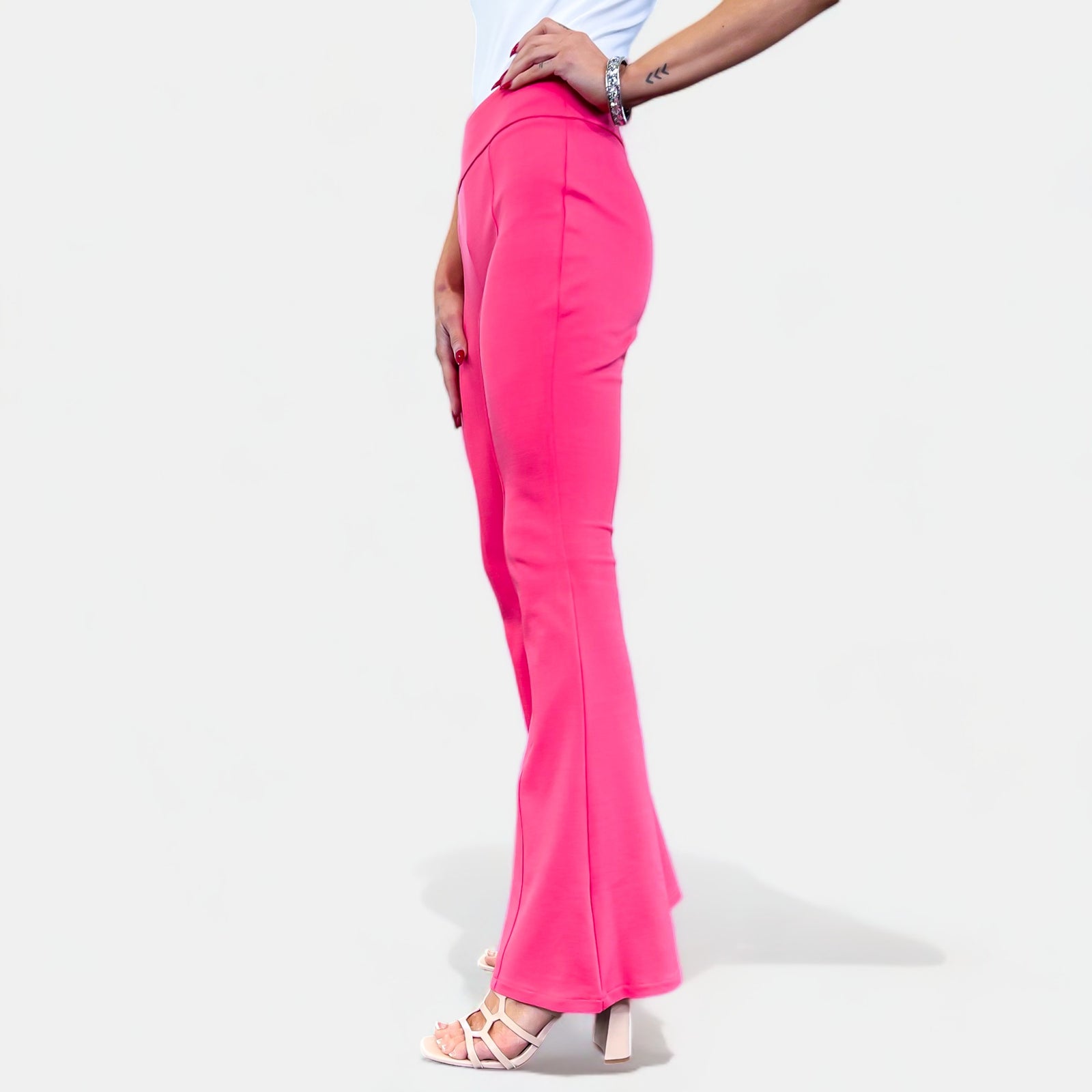 Pink Flare Pants - Shop on Pinterest