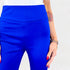 Blue High Waisted Skinny Crop Pants