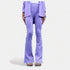 Lavender High Waisted Flare Pants