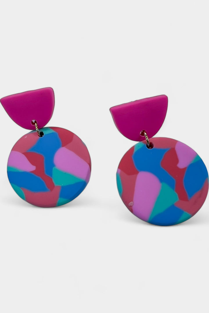 Colorful Abstract Polly Earrings