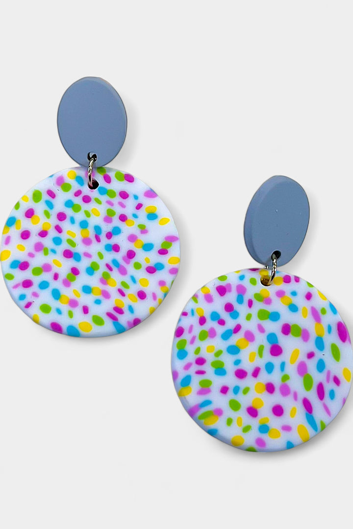 Colorful Speckled Polly Earrings