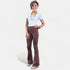 Brown High Waisted Flare Pants