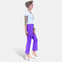 Purple Hyperstretch Cropped Flare Pants