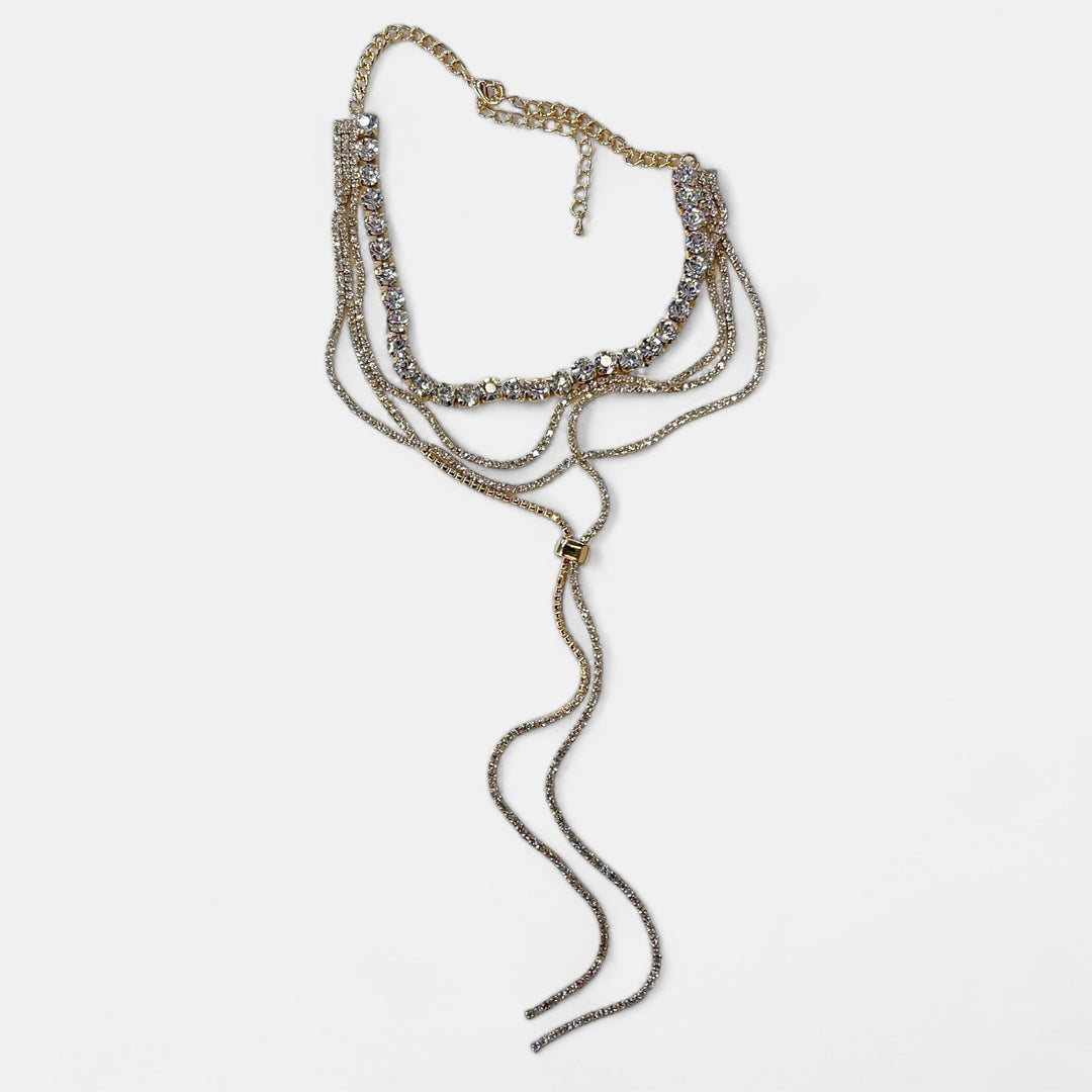 Gold Dainty Bolo Necklace
