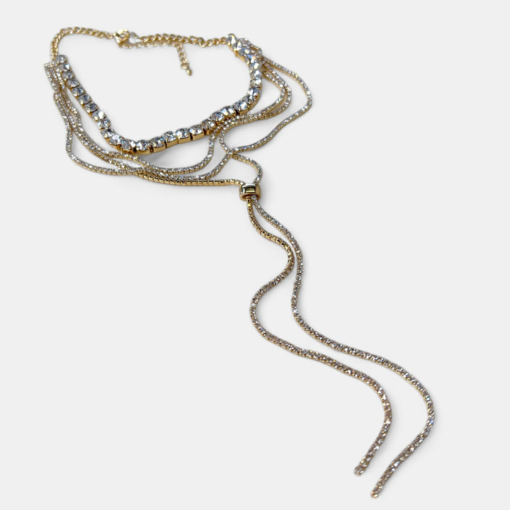 Gold Dainty Bolo Necklace