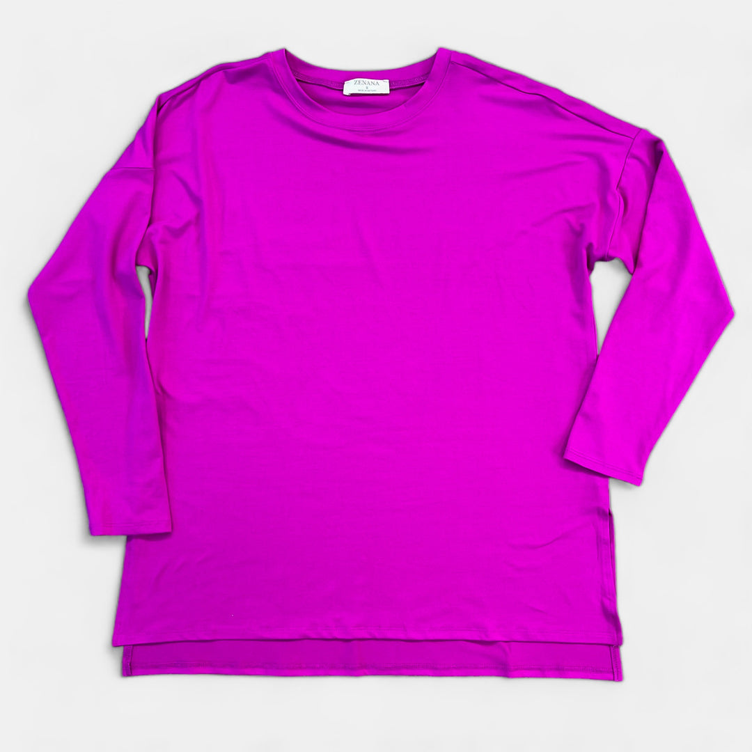 Purple Long Sleeve Buttery Loungewear Set