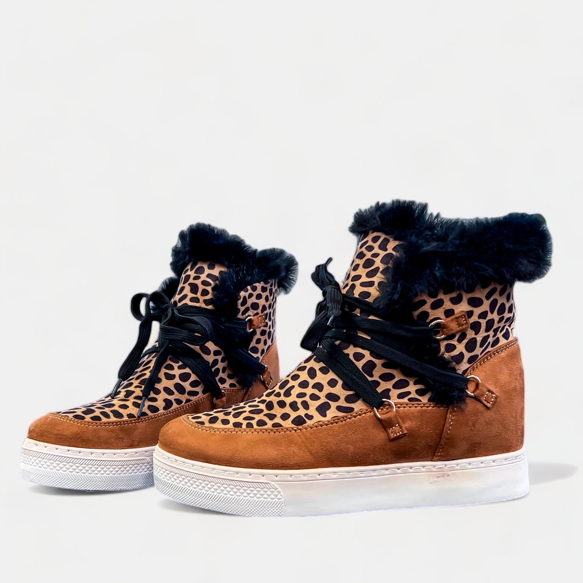Cheetah Boots with the Fur