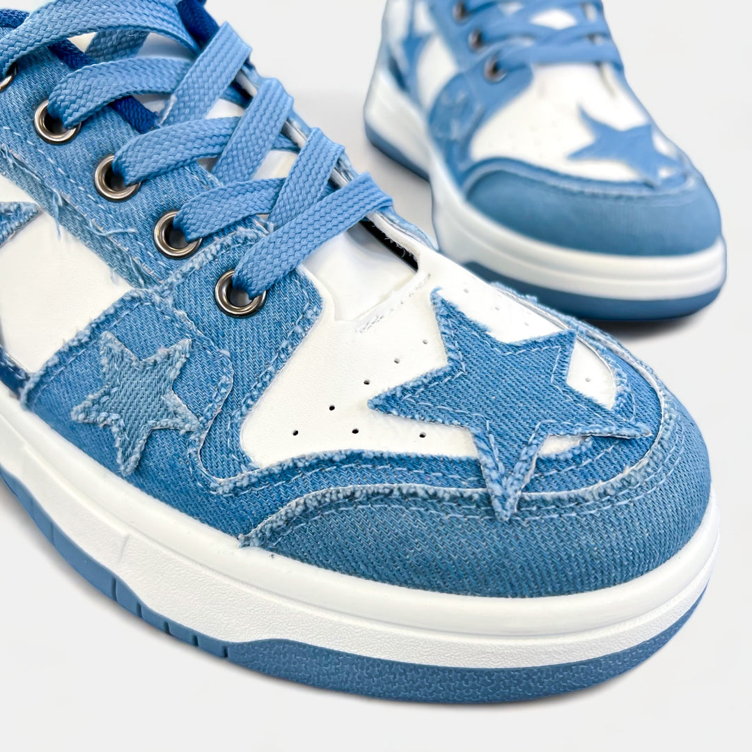 Denim Kelsie Star Sneakers