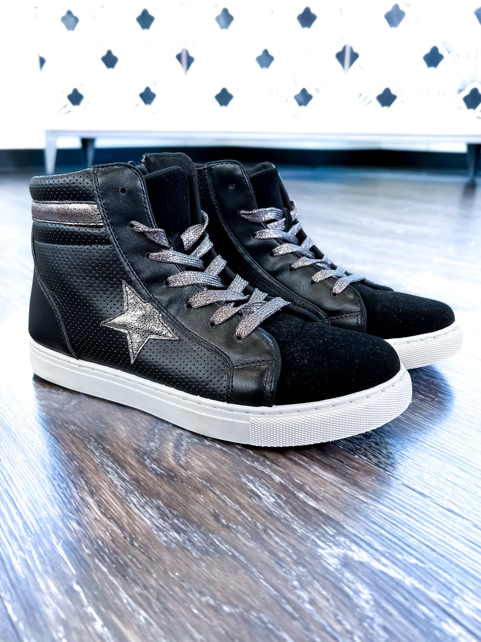 Fast Star High Top Sneakers - The ZigZag Stripe