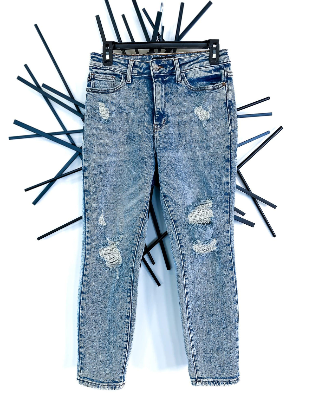 Judy Blue 88281MD Jeans - The ZigZag Stripe