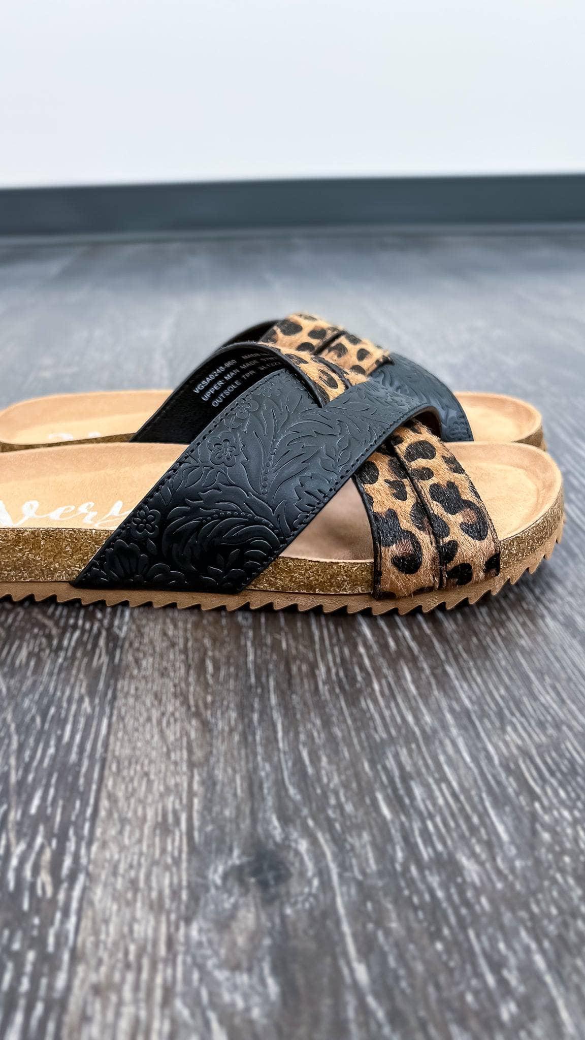Leopard Ari Sandals - The ZigZag Stripe