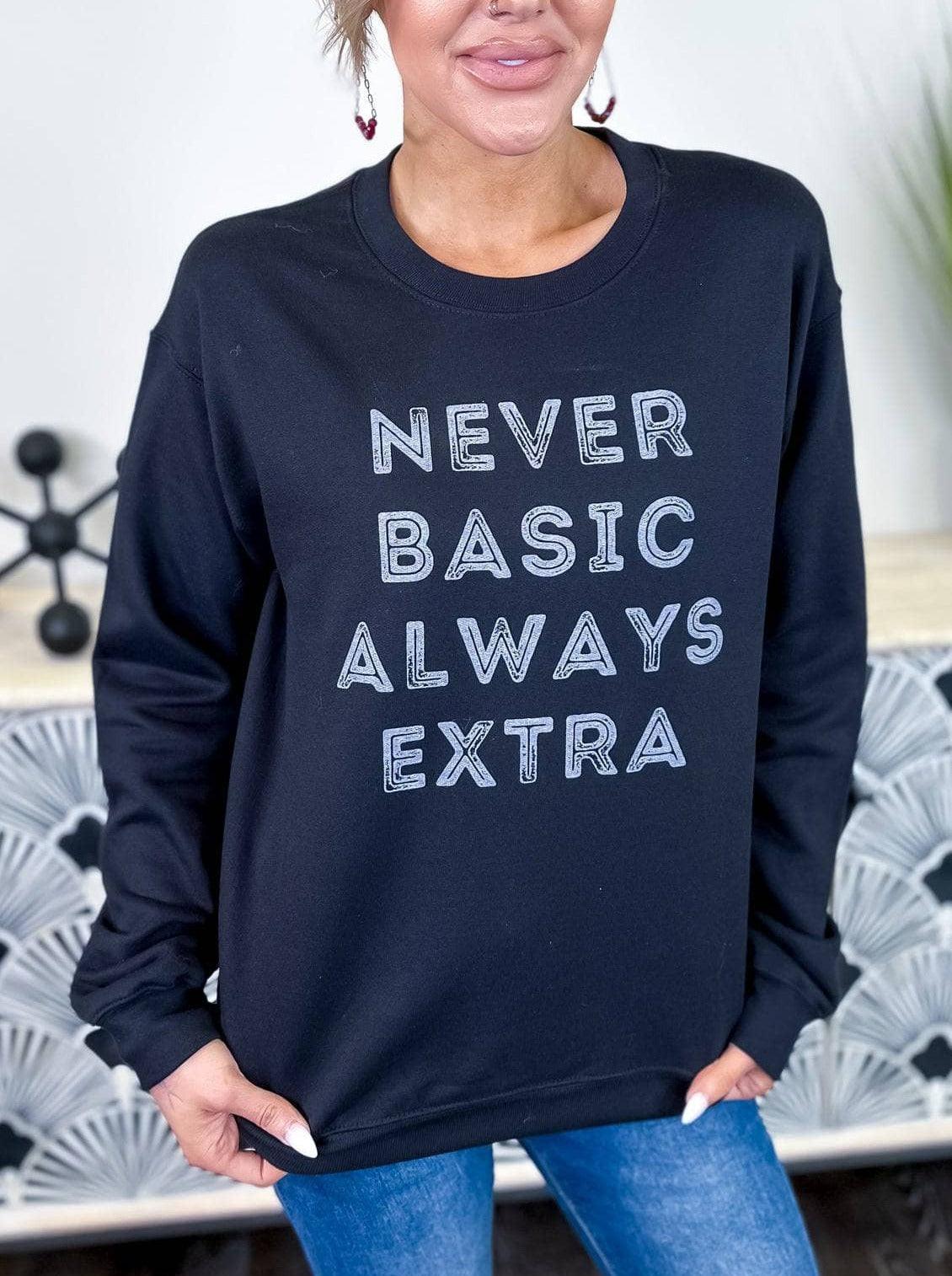 Never Basic Sweatshirt - The ZigZag Stripe