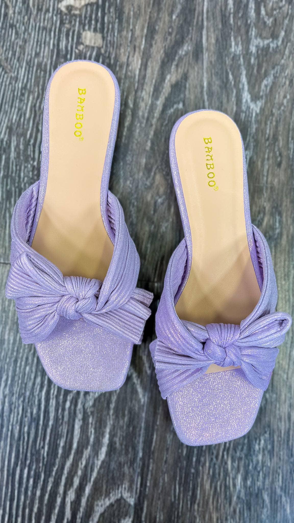 Purple Brandie Sandals - The ZigZag Stripe