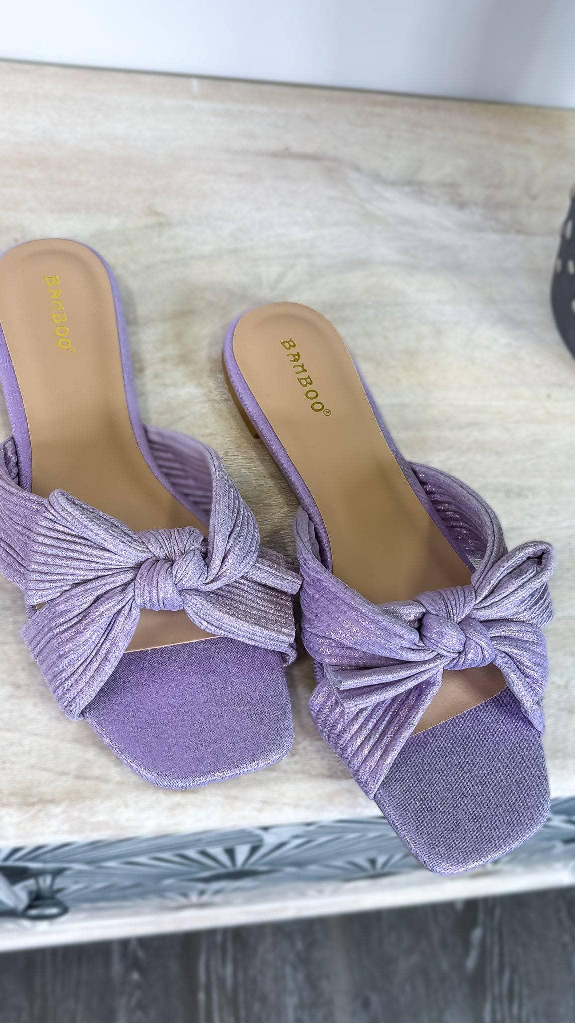 Purple Brandie Sandals - The ZigZag Stripe