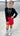 Red Nightlife Skirt [NO RETURNS] - The ZigZag Stripe