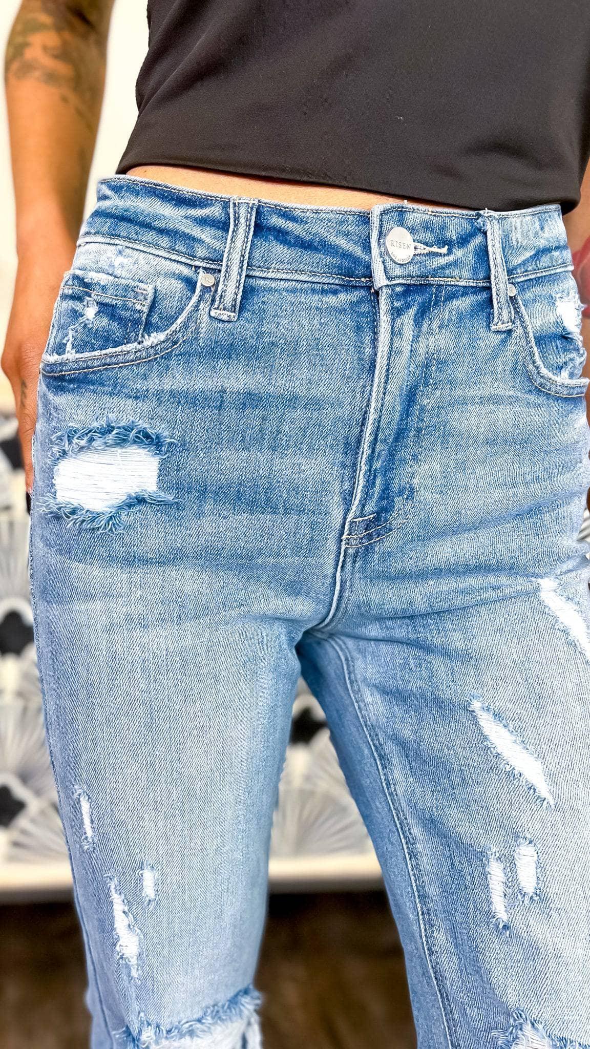 Risen RDP5097L Jeans - The ZigZag Stripe